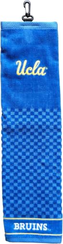 Image of Team Golf NCAA UCLA Bruins Embroidered Golf Towel Embroidered Golf Towel, Checkered Scrubber Design, Embroidered Logo (Pack of 6)