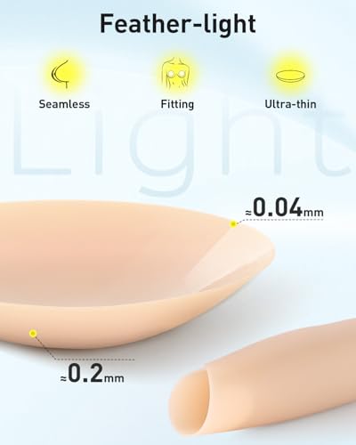 Image of Niidor Adhesive Nipple Covers for Women Sticky Silicone Reusable Pasties Nipple With Travel Case