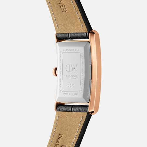 Daniel Wellington Men Analogue Rectangular White Dial Watch- DW00100698K - Image 3