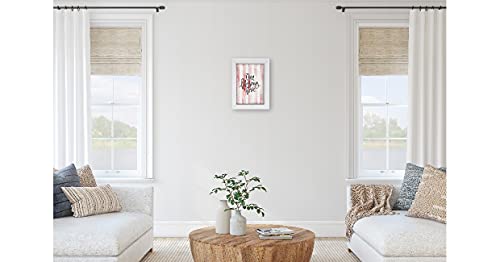 Mur décoré tableau avec cadre rigide MDF Homemania citation multicolore