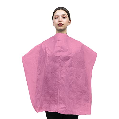 Areso | Capa Peluqueria 1000 Unidades, Capas de Tinte Peluqueria Desechables en Rollo, Capas Desechables Peluqueria en Color Rosa