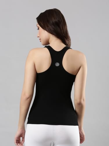 Image of Femmora Body Hugging Waist Length Camisole, Solid, Soft and Comfortable Cotton Fabric with Racer Back, for Women,Pack of 1