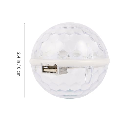 ARTIBETTER 1Pc Disco Lights USB Strobe Lamp LED Cell Phone car Ball Light Type Mushroom Voice Control LED Disco Lights Mini Disco Balls Decoration Lights car Decor