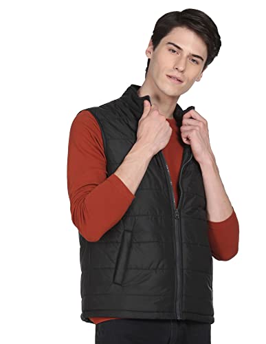 Image of U.s.polo association men's solid sleeveless puffer jacket