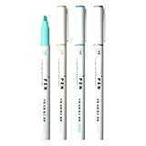 4 Pcs Highlighters Set Highlighter Markers Bible Marker Pen Chisels Tip Highlighter Pen for Learning and Working