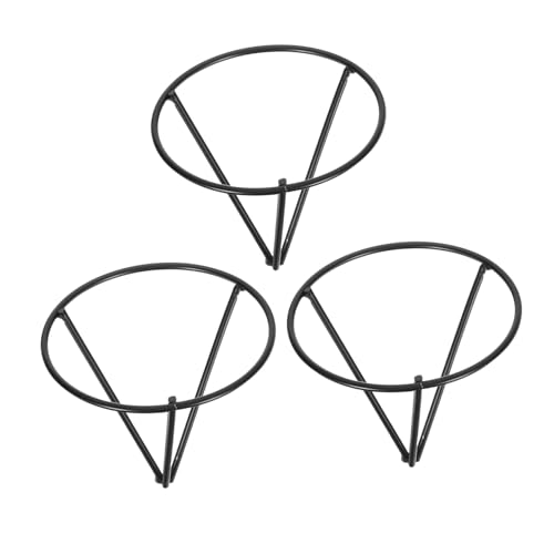 OFFSCH 4Pcs Metal Triangular Fruit Rack Elegant Sprouting Holder for Avocado Plant Growing Durable Decoration for Home Office Level Support