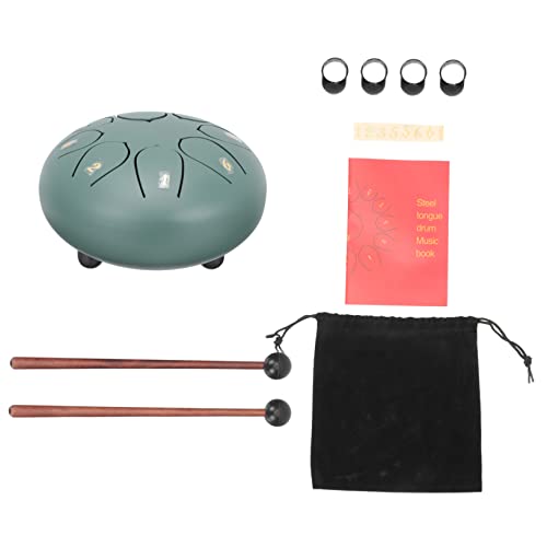 OFFSCH Portable Ethereal Drum 6 Inches Steel Tongue Drum Perfect for Music Education Mind Healing Yoga Meditation