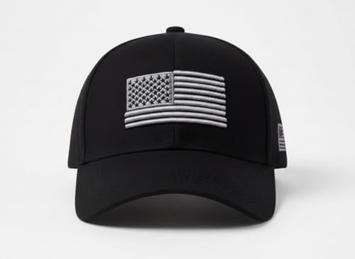 Image of USA Flag Hat American Flag Embroidered Patriotism On Display Comfortable Adjustable One Size Fits Most