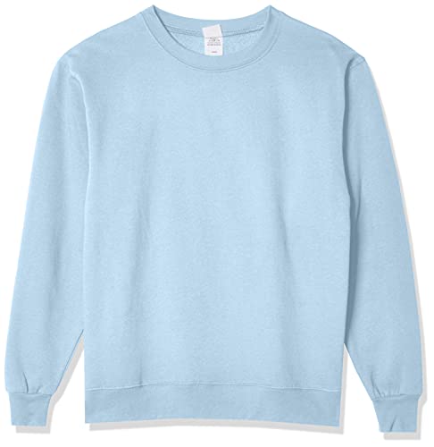 Hanes Men's EcoSmart Sweatshirt, Light Blue, 2XL