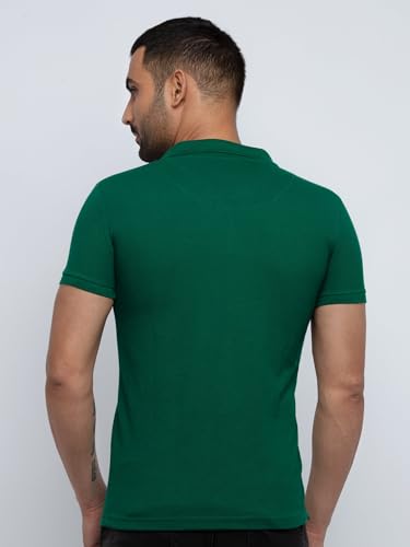 Image of Status Quo Men's Polo T-Shirt | Rich Cotton Blend | Slim Fit | All Day Comfort | Contrast Inner Placket | Polo Collar