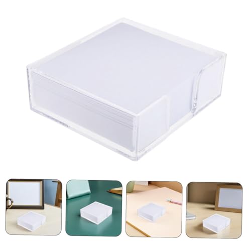 Bloc-notes transparent pour organisateur de papeterie à la maison