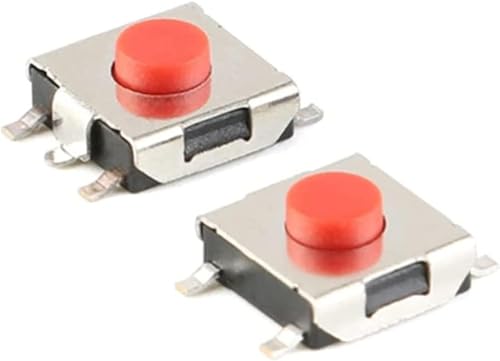 Interruptor táctil SMD de 5 pines y 6x6 mm en pack de 100 unidades 3