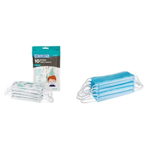 Dr.Talbot's 10pz Mascherine per bambini + 10pz mascherine per adulti - con filtro a 3 strati - 600 ml Cover