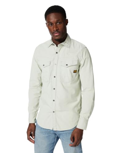 G-Star Herren Dakota Slim Hemd, Grau (gs Mercury gd D25223-D385-H043), M – Ansicht 1