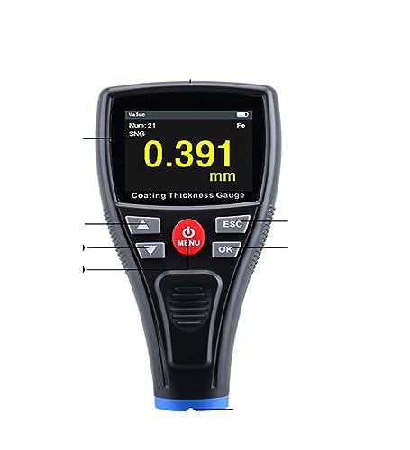 Testeur d'épaisseur de métal portable et jauge de revêtement WT2110B