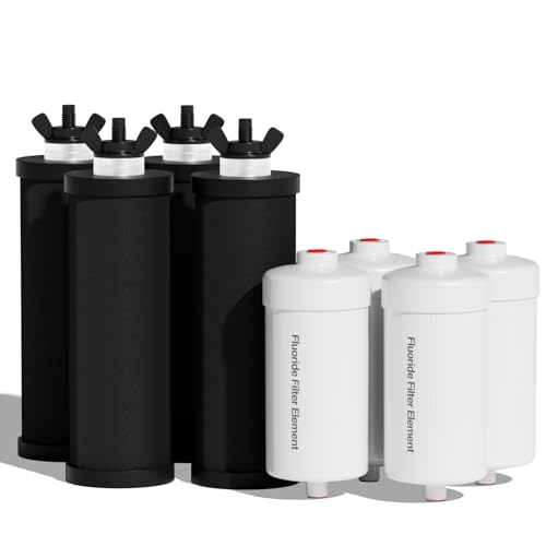 Image of Purewell 8-Stage PF-3&FL-2 Purification Elements Set, Replacement Filters for ProOne and Berlkey Filters, ProOne Big+ or Berlkey Big+ Water Filter System and Purewell System (8 Pack, K Series)