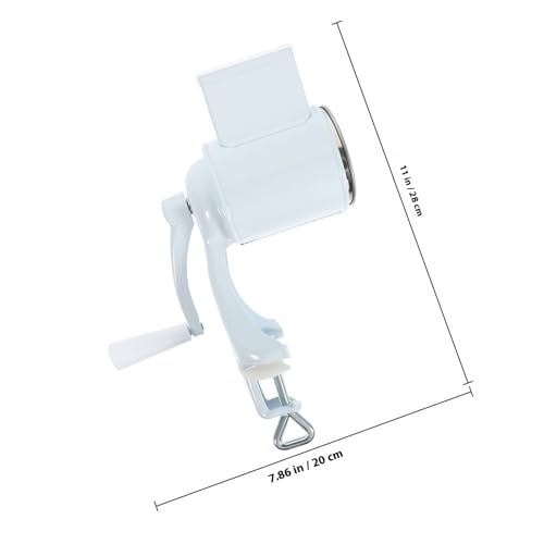Rallador manual de queso con manivela Uonlytech blanco miniatura 2