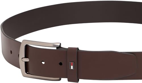 Tommy Hilfiger Herren Gürtel Denton 4,0 cm Ledergürtel, Braun (Coffee Bean), 80 cm – Ansicht 3