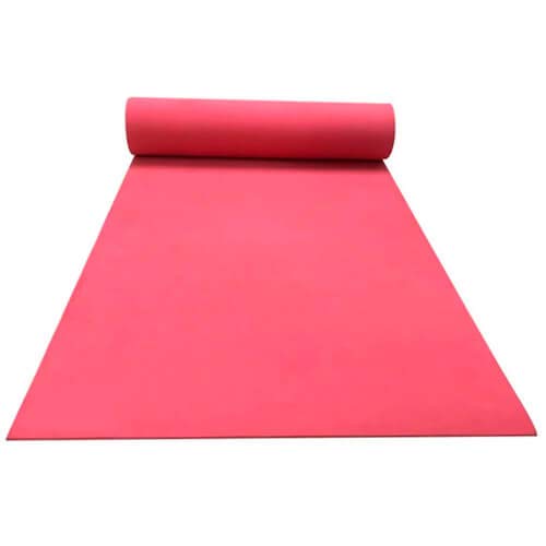 Tapete Yoga E Exercícios Eva Vermelho 100 Cm X 50 Cm