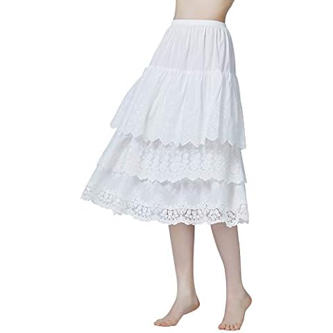 BEAUTELICATE 100% Cotton Vintage Half Slip Cover