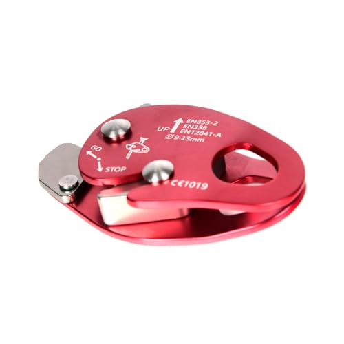 ETAWDE Durability Antifall Rope Grab Tool ﻿Auto Locking Rope Tensioner Fall Arrest Clip for Enthusiasts and Worker