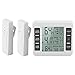 Wifehelper Thermomètre Numérique Réfrigérateur Alarme Sonore sans Fil avec 2Pcs Affichage Minimum/Maximum Capteur