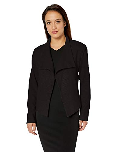 Calvin Klein Women's Plus Size Textured Flyaway, Black, 3X