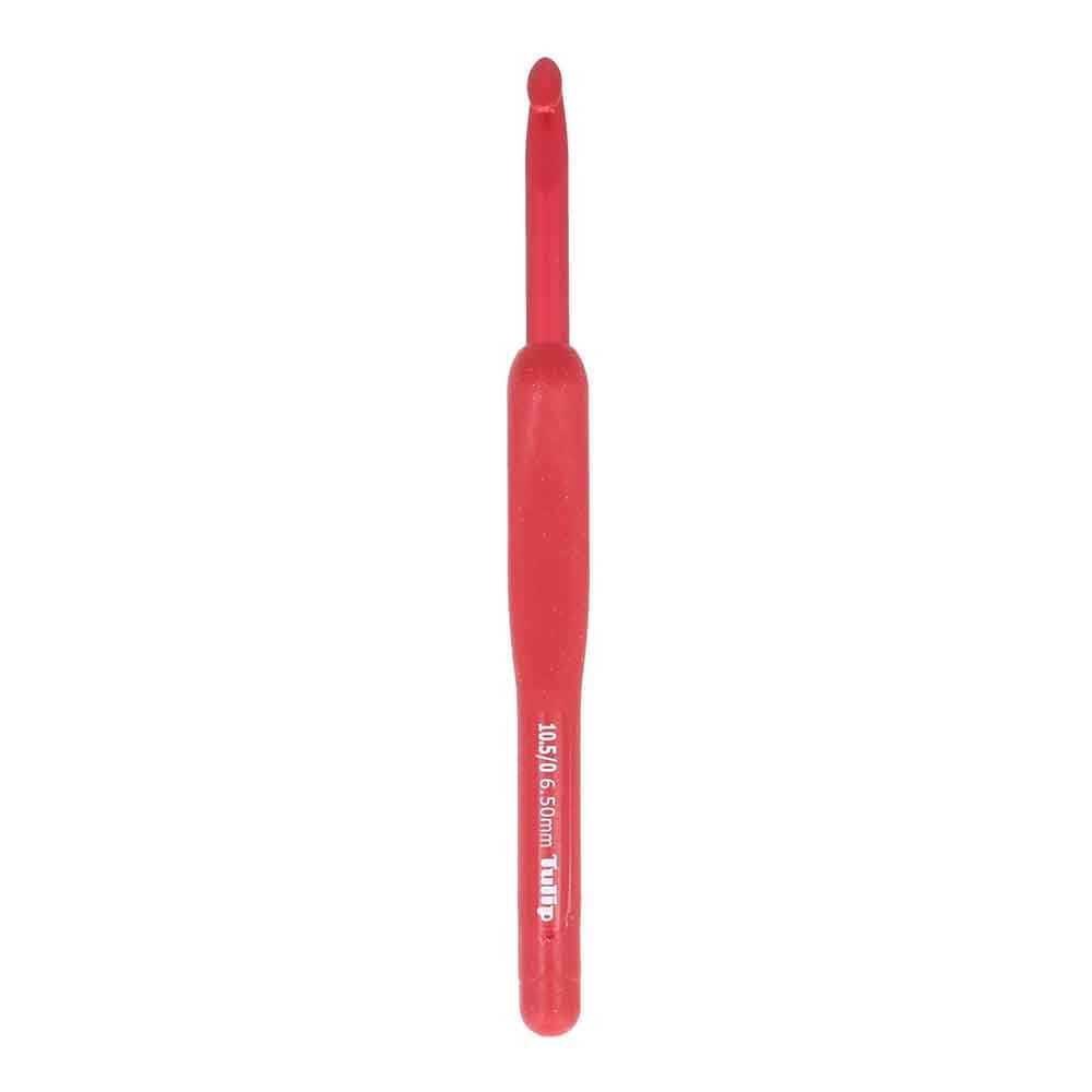 Tulip - Tulip Etimo Red Softgrip (6.50mm) Crochet Hook - 1 Unit