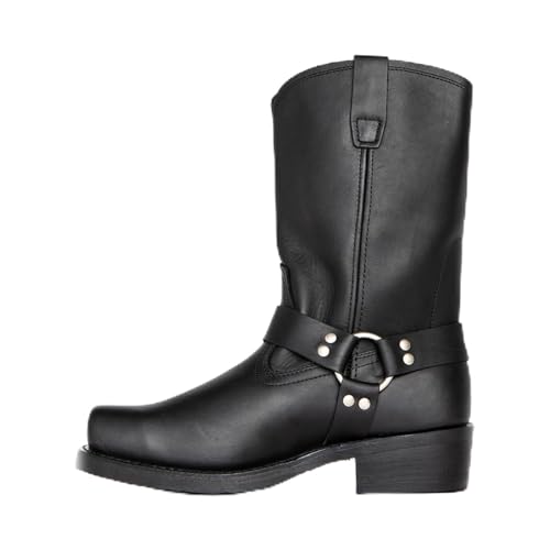 �����Y �J�E�{�[�C�u�[�c �X�N�G�A�g�D ���[�^�[�T�C�N�� ���C�f�B���O �E�G�X�^���u�[�c PU���U�[ �~�b�h�J�[�t�u�[�c �y�� �V���[�g�u�[�c �V���[�Y(Black,43 EU)