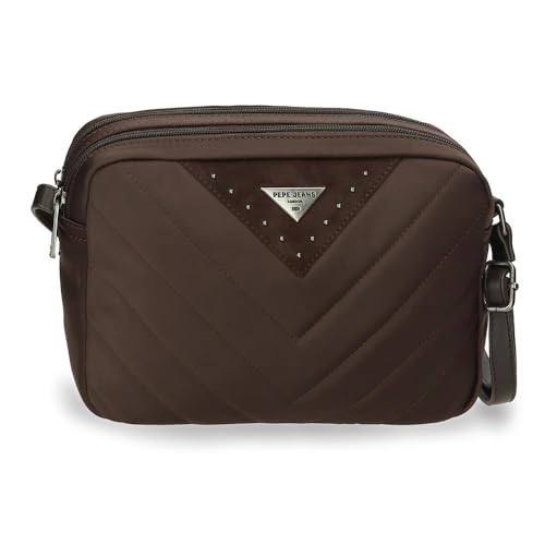 Pepe Jeans Natalie Sac à dos décontracté en polyester et PU. Larges bretelles réglables pour un confort optimal. Poche avant. Par Joumma Bags.