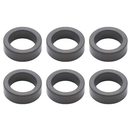 Lower Fuel Injector Seal O-Ring Kit Compatible with 1999-2004 Nissan Frontier Quest Xterra Injector Lower Insulator Replaces# 16636-0B010 (6Pcs)