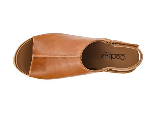 Image of Corkys Footwear Women's Weekend Plans Wedge Sandals - Featuring a 3.25-Inch Heel with a 1.25-Inch Platform, Cushioned EVA Insoles and Hook & Loop Closure