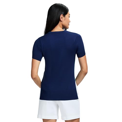 IZOD Women's Short Sleeve Performance Stretch Sweater2