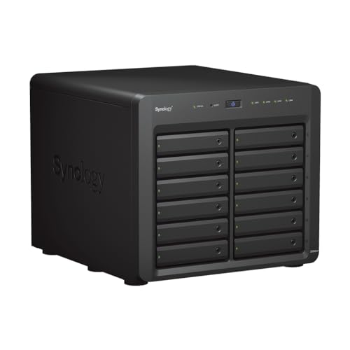 Image of Synology DiskStation DS3622xs+ NAS Server with Xeon 2.2GHz CPU, 48GB Memory, 264TB HDD Storage, 2 x 10GbE LAN Ports, DSM Operating System