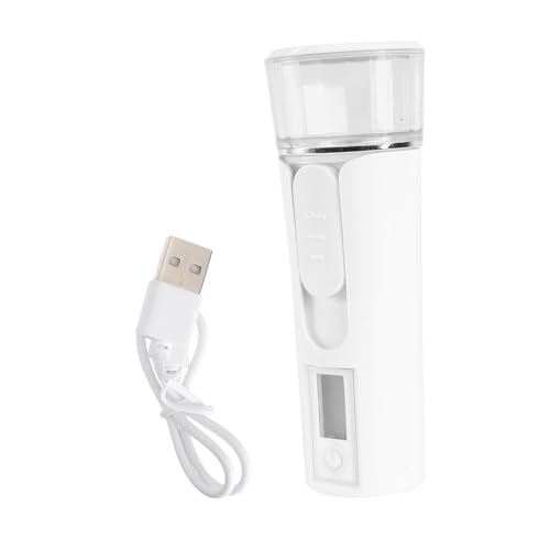 Ipetboom 1Pc USB Rechargeable Mini Facial Mister Portable Nano Humidifier for All Skin Types Water Tank Moisturizing Spray for Home Travel Office and Outdoor Use