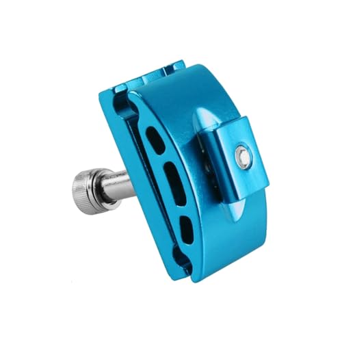 DYNWAVE Bike Seatpost Head Aluminium Alloy Bicycle Seatpost Head Screw Seat Tube Post Saddle Pipe Head for Outdoor Sports Accessories, Blue