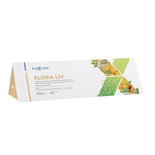 Flora LIV – Té Frutal en Polvo | Fibra Prebiótica | Sabor Granadilla Dulce + Aguaymanto | Equilibrio de la Flora Intestinal y Defensas Naturales | MEJOR SALUD DIGESTIVA| 1 Caja con 28