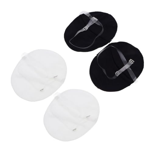 SKISUNO Almohadillas Reutilizables para Axilas 4 Piezas de Sudor Absorbentes y Transpirables Correas Transparentes Ajustables Cómodas para Uso en Verano y Actividades al Aire Libre