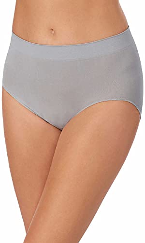 Image of Carole Hochman Women's Underwear Silky Soft Seamless Full Coverage Modern Brief Panties 5 Pack Multipack Regular & Plus Sizes