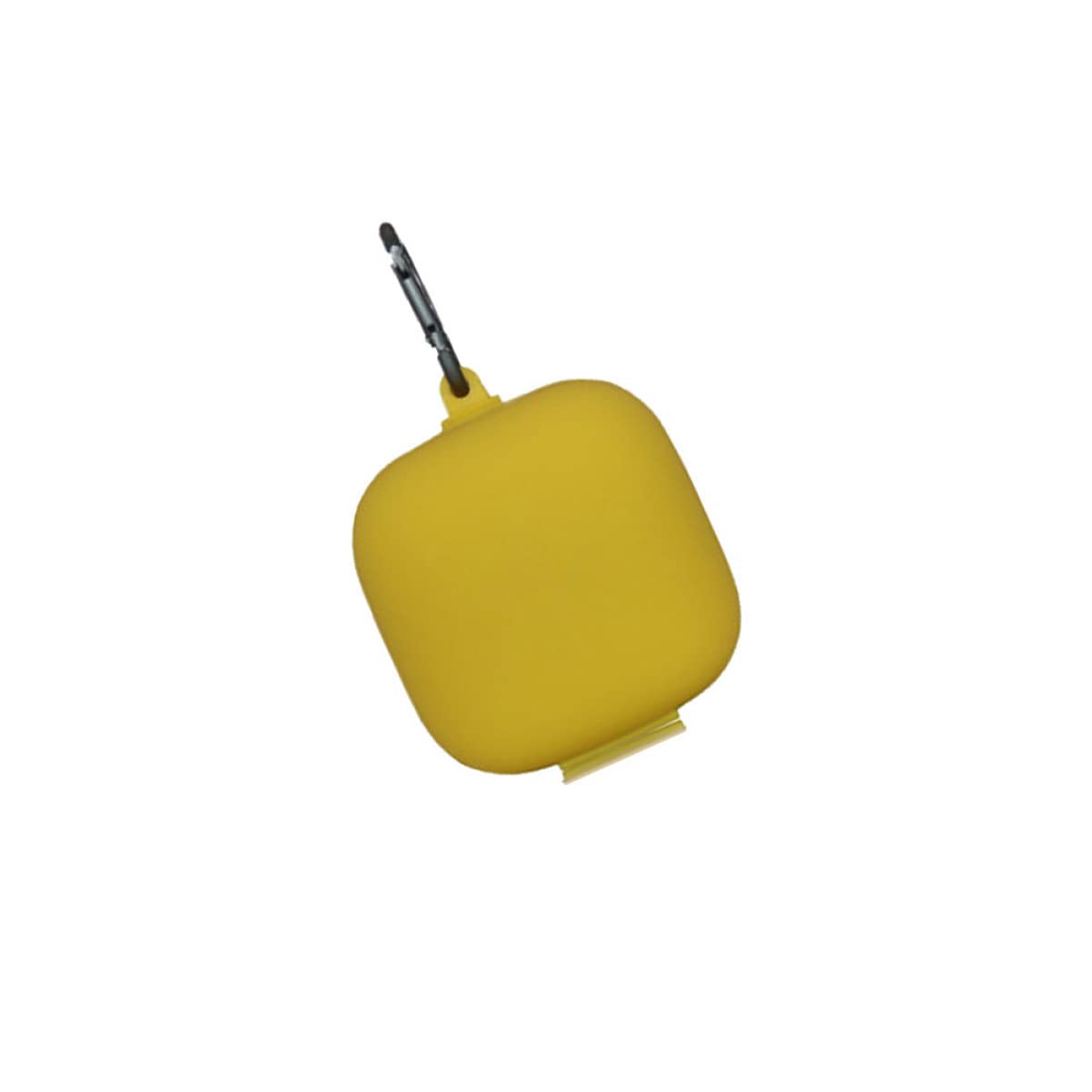 jojofuny 3piezas Funda Protectora De Auriculares Pro Diseño De Hebilla Metálica y Cubierta De Silicona Caja De Almacenamiento Amarilla para y Protección Antigolpes