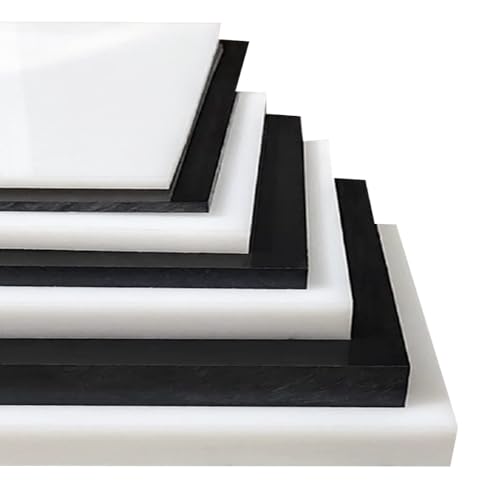 Image of High-Density Polyethylene (HDPE) Plastic Sheet 1 /8 inch Thick 12 inch X 16 inch- White HDPE Sheet,for Machining, Home Improvements, DIY Projects, Engineering,High-Density Polyethylene Plastic Block (Pack of 1)