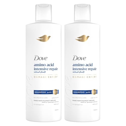 Dove Shampoo for Damaged Hair Intensive Repair Nourishing Care for up to 100 percent Healthy Looking Hair 400ml (Pack of 2)