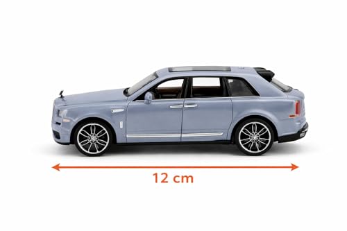 Image of Rolls-Royce Cullinan Luxury SUV 1:36 Scale Die-Cast Metal Car Model - Openable Doors Pull-Back Alloy Collectible Toy Car