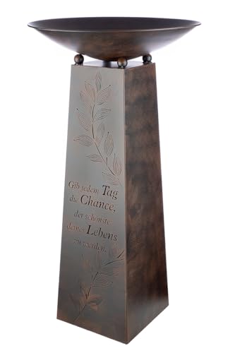 MF Gildehandwerk Schalenständer mit Blattmotiv, 95 cm Höhe...