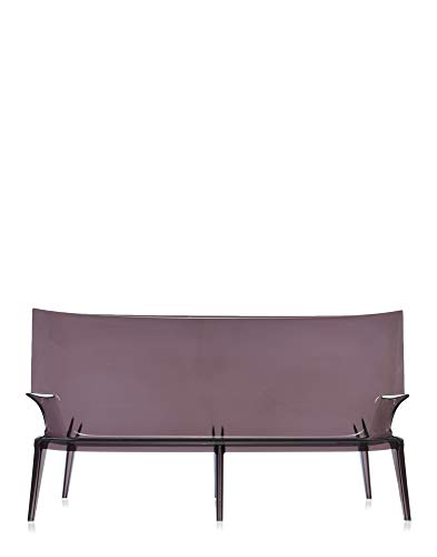 Kartell Uncle Jack Divano, Policarbonato Trasparente o colorato in Massa, Fumè, 75 x 96 x 190 cm
