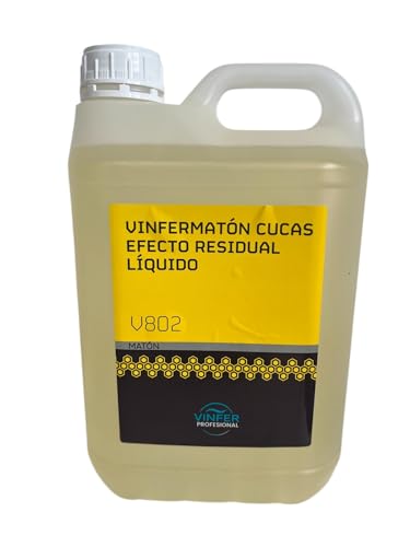 Sanjoma Chemical Solutions - Vinfermatón Cucas - Insecticida Líquido Residual para Insectos Rastreros - Control Profesonal contra Cucarachas y Otros Insectos Rastreros