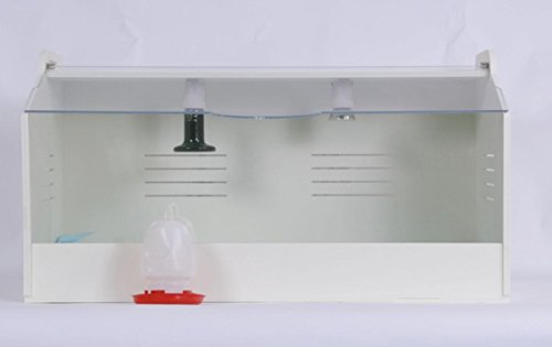 HeuSa Tech Aufzuchtbox AB 80, Brutbox, Kükenaufzuchtbox mit Wärmestrahler, PVC beschichtet, für Geflügel, Reptilien und Kleintiere Cover