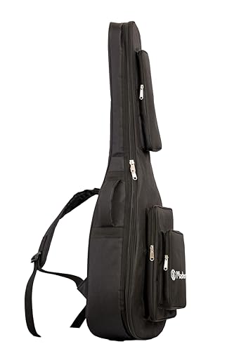 Image of GIG Master Heavy Padded Acoustic Guitar Bag for Yamaha F280, FS80C & F310 Made in India Guitars|with Dual Pocket & Carry Handle(Black)