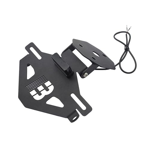 �o�C�N�i���o�[�v���[�g�z���_�[ �p��CFMOTO 450SR 2022 2023 �t�F���_�[�G���~�l�[�^�[�i���o�[�v���[�g�z���_�[�p�ɒ����\(�u���b�N)