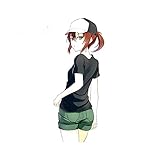13cm x 5,3 cm para Mikoto Misaka A Certain Scientific Railgun pegatinas y calcomanías para coche